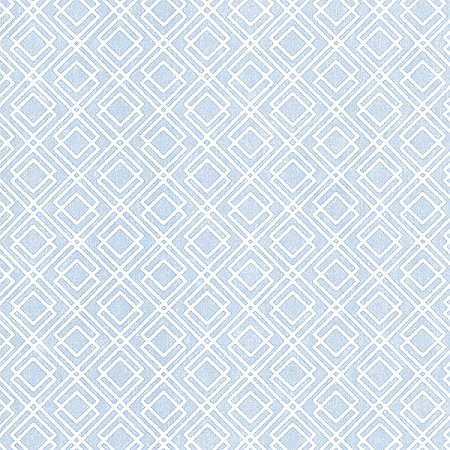 Milly Blue Lattice Wallpaper