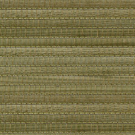 Gisei Green Grasscloth Wallpaper