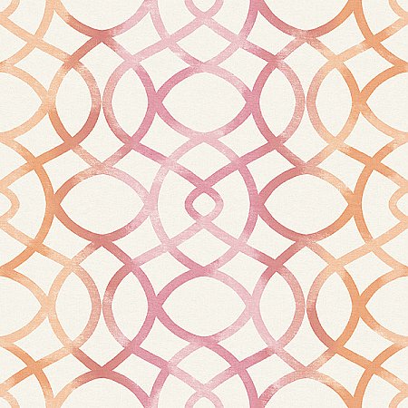 Twister Pink Trellis Wallpaper