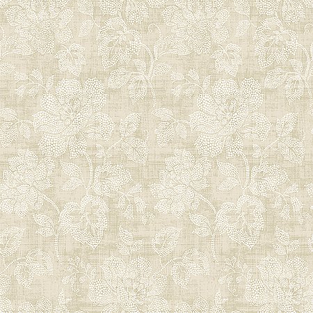 Tivoli Taupe Floral Wallpaper