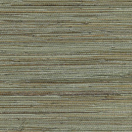 Shandong Sea Green Grasscloth Wallpaper