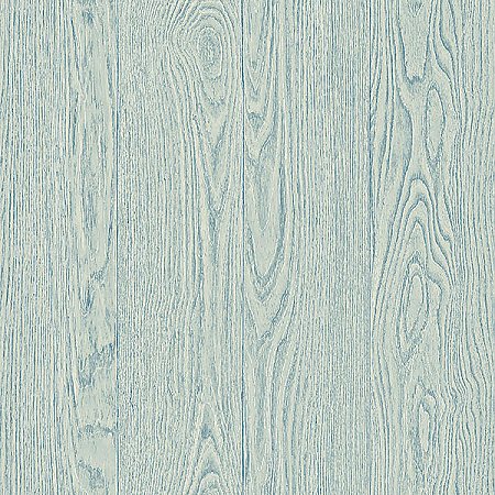 Groton Light Blue Wood Plank Wallpaper