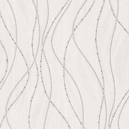 Onyx White Dotted Lines Wallpaper