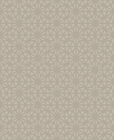 Prism Taupe Geometric Wallpaper