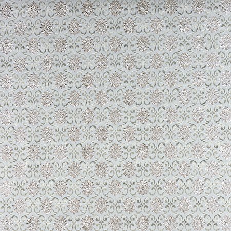 Madelyn Turquoise Small Damask Wallpaper