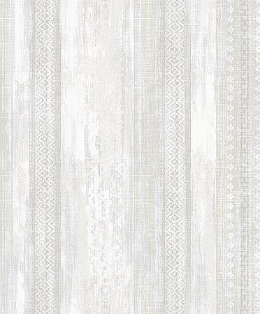 Blair Dove Ikat Stripe  Wallpaper