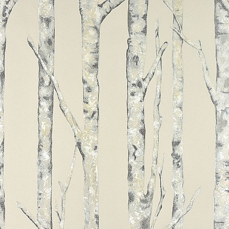 Cameron Cream Trees Wallpaper
