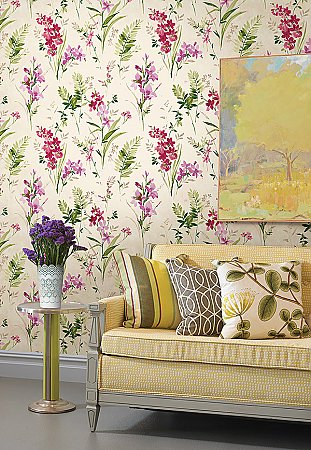 Turner Multicolor Watercolor Floral Wallpaper