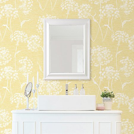 Garvey Yellow Dandelion Wallpaper