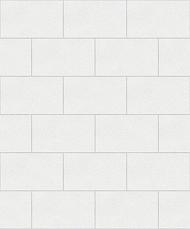 Neale White Subway Tile Wallpaper