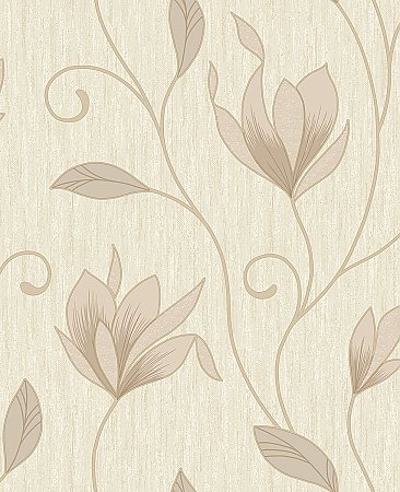 Anais Cream Floral Trails Wallpaper