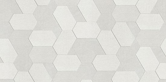 Plaza Ivory Geometric Wallpaper
