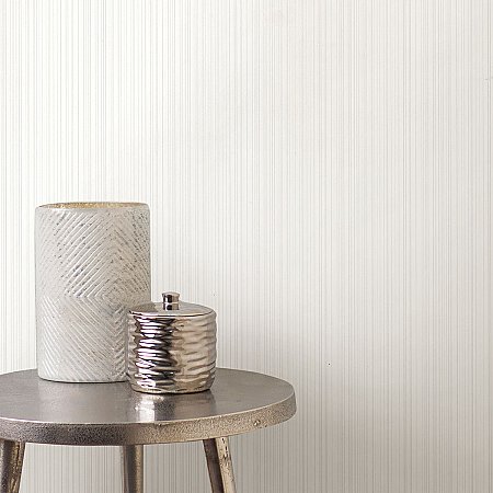 Aemelia Ivory Stripe Wallpaper