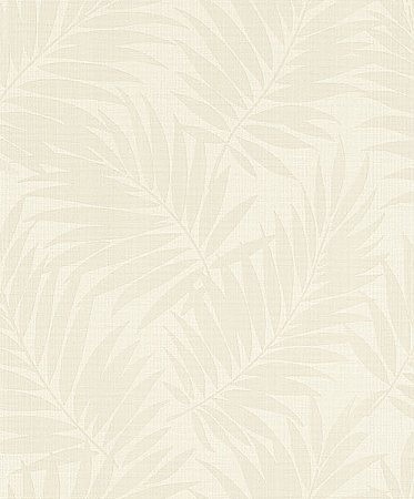 Regan Ivory Palm Fronds Wallpaper