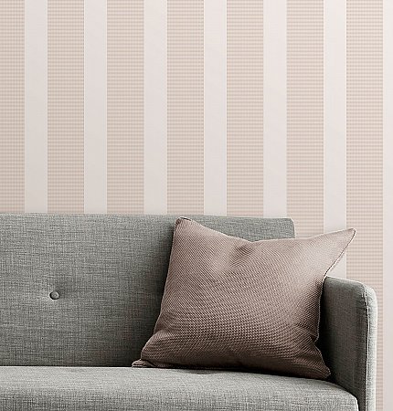Visby Mauve Stripe Wallpaper