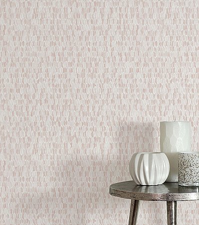 Nora Light Pink Abstract Geometric Wallpaper