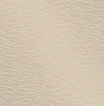 Hono Beige Abstract Wave Wallpaper