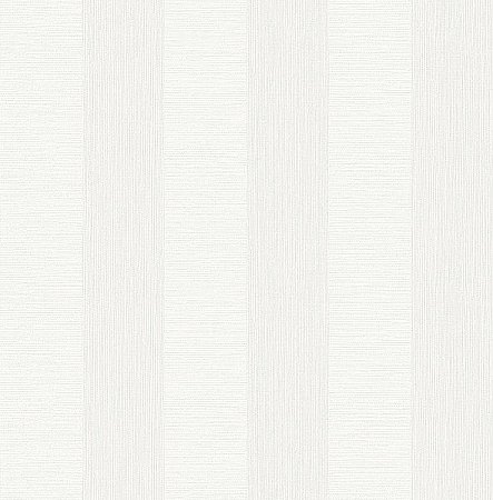Intrepid White Textured Stripe Wallpaper