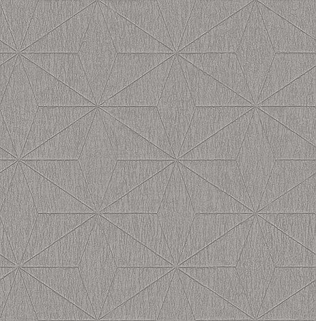 Bernice Taupe Geometric Wallpaper