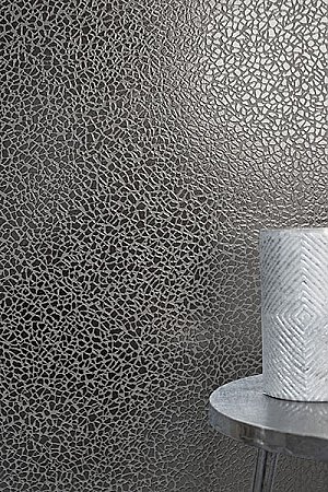 Harrington Grey Mirror Texture Wallpaper