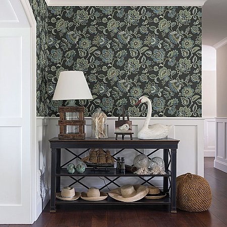 Corona Multicolor Jacobean Wallpaper