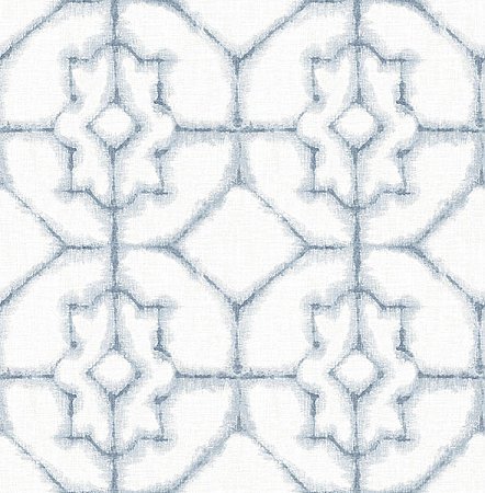 Verandah Light Blue Shibori Wallpaper