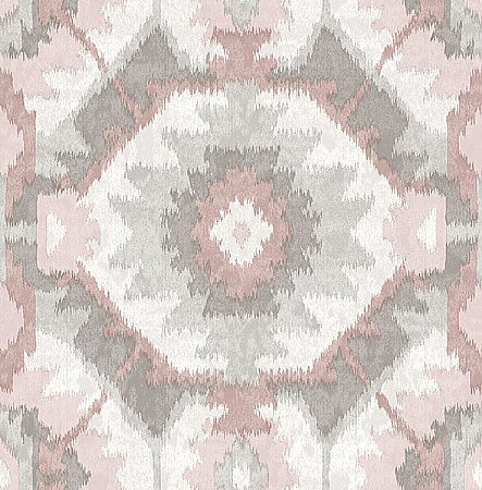Kazac Light Pink Shibori Wallpaper