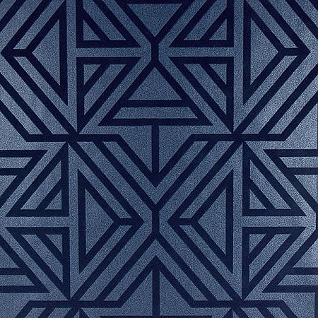 Helios Blue Geometric Wallpaper