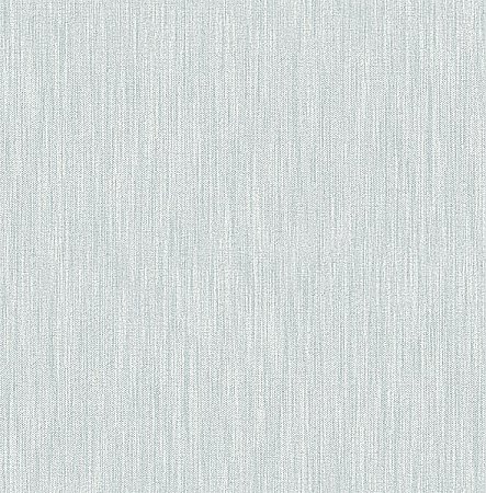 Chenille Light Blue Faux Linen Wallpaper