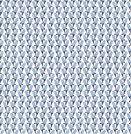 Landon Blue Abstract Geometric Wallpaper
