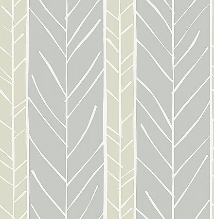 Lottie Grey Stripe Wallpaper