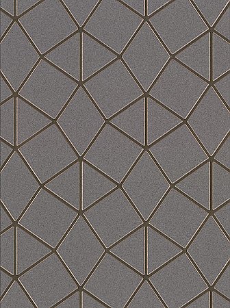 Albion Taupe Geometric Wallpaper