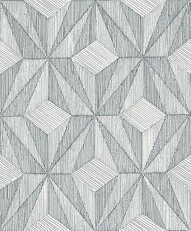 Paragon Slate Geometric Wallpaper