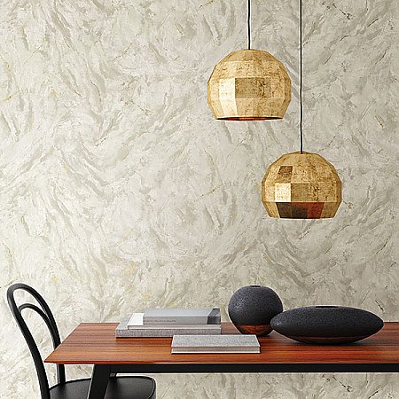 Titania Taupe Marble Texture Wallpaper