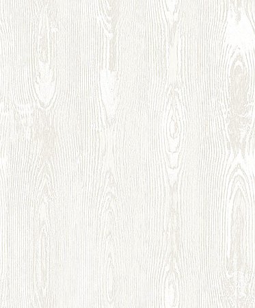 Jaxson White Faux Wood Wallpaper