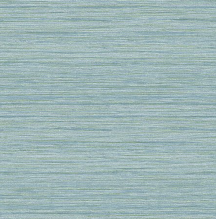Barnaby Light Blue Faux Grasscloth Wallpaper