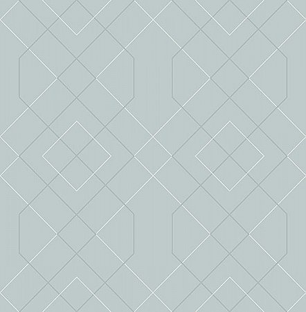 Ballard Light Blue Geometric Wallpaper