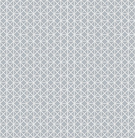 Lisbeth Grey Geometric Lattice Wallpaper