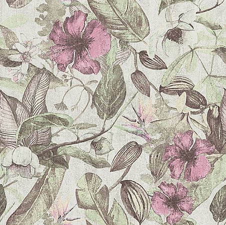 Kailano Pastel Botanical Wallpaper