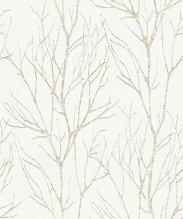 Diani Gold Metallic Tree Wallpaper