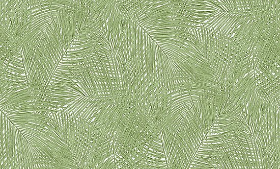 Raina Green Fronds Wallpaper