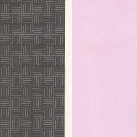 Black Geo Square Stripe Wallpaper