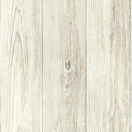Mapleton Taupe Faux Wood Wallpaper