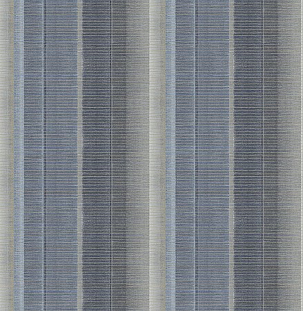 Flat Iron Blue Stripe Wallpaper