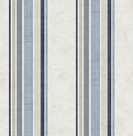 Hamilton Blue Stripe Wallpaper