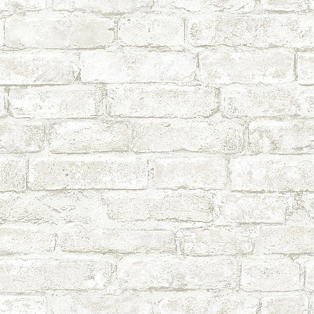 Arlington Off-White Brick Wallpaper