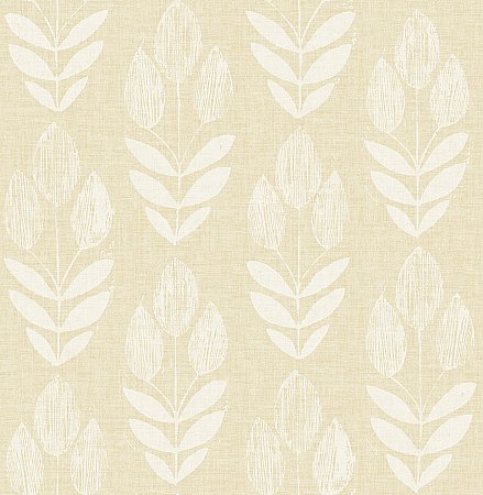 Garland Wheat Block Tulip Wallpaper