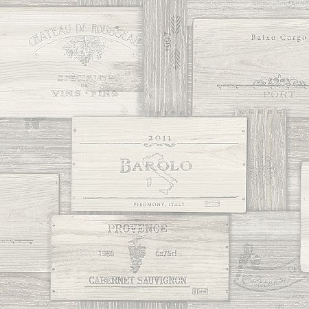 Randolph Grey Wine Boxes Wallpaper