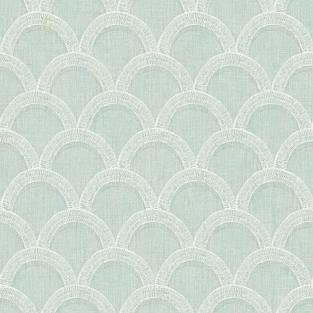 Bixby Turquoise Geometric Wallpaper