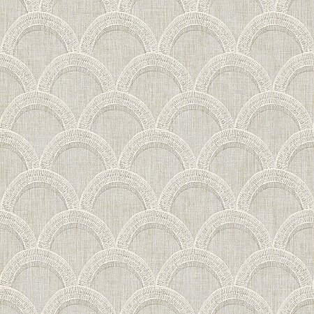 Bixby Grey Geometric Wallpaper